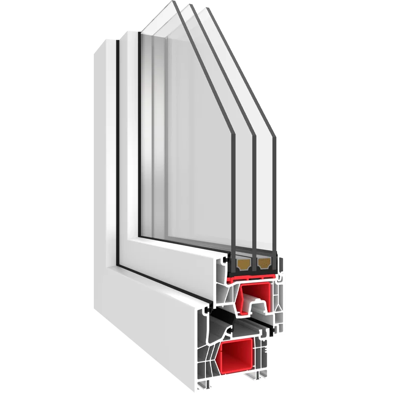 Profile of the Kömmerling 76 MD Window System for Modern Windows