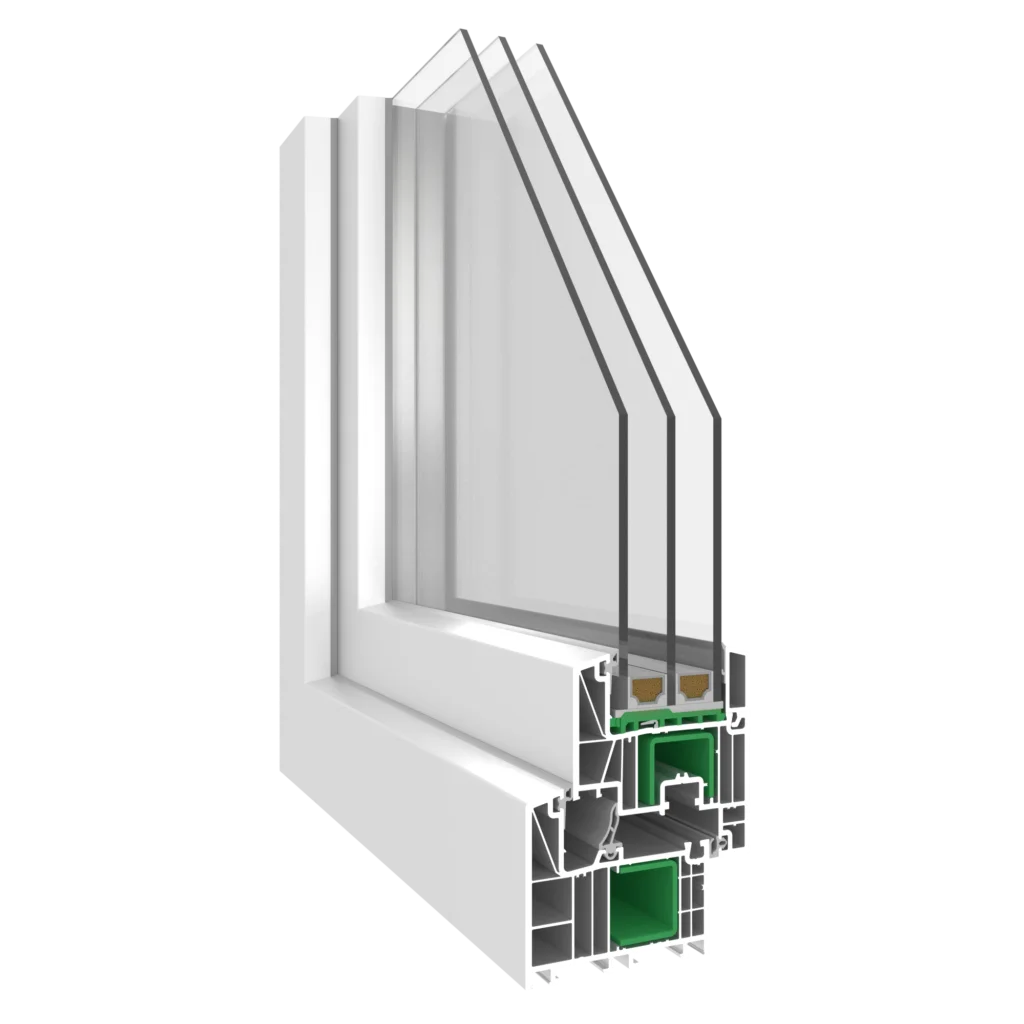 Profile of the Salamander blueEvolution 82 MD Window System