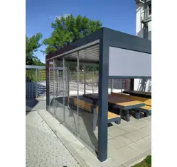 Bezrámové posuvné zasklení ARTOSI GLASS pro pergoly