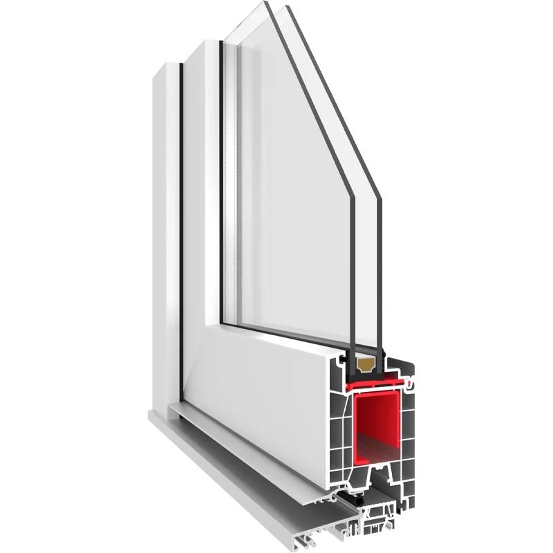 Kömmerling 70 AD Door System Profile for Renovations and New Construction