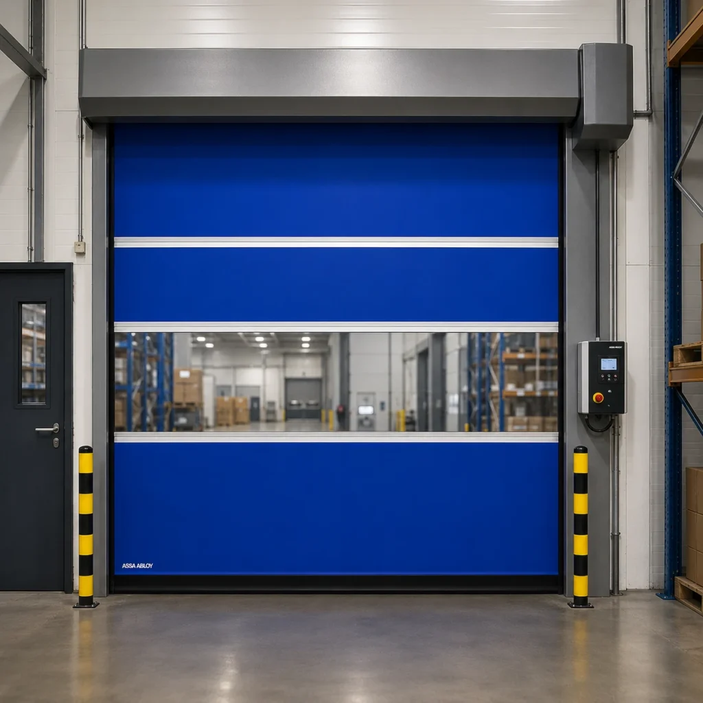Schnelllaufende Industrietore für Lager und Logistikzentren.