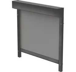 Maßgefertigte ZIP ECONOMY-Screen-Rollo