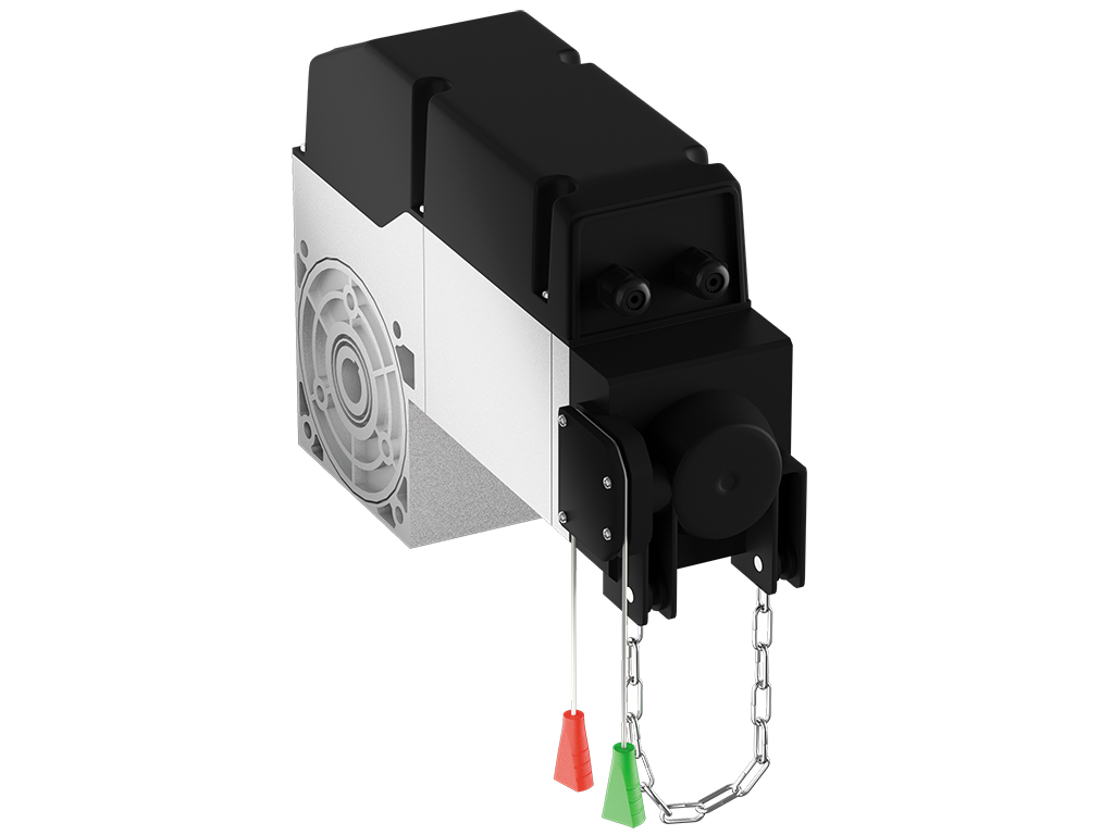 DoorHan SHAFT-120/200 shaft drive for industrial sectional doors.