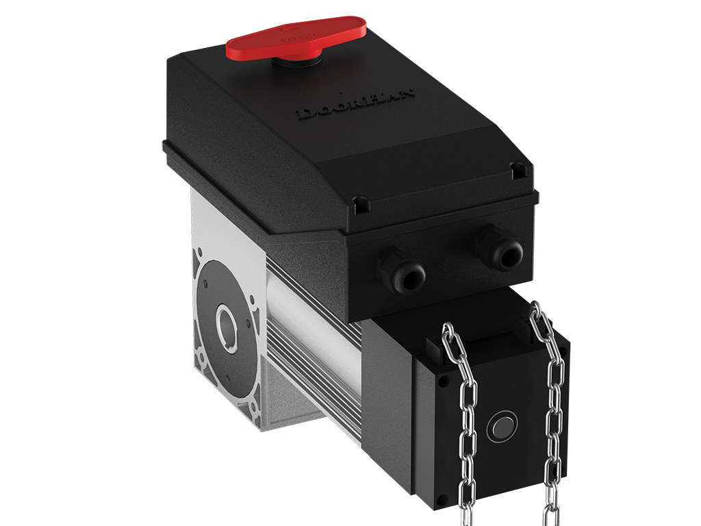 DoorHan SHAFT-30 shaft drive for industrial sectional doors.