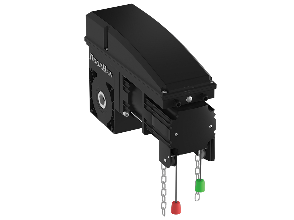 DoorHan SHAFT-50 shaft drive for industrial sectional doors.