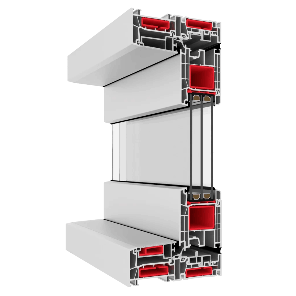 Profile of the PremiSlide 76 MD HST Plastic Sliding System