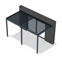 Bioklimatická pergola ARTOSI s otočnými hliníkovými lamelami